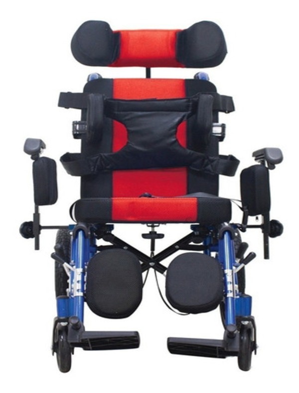 Silla De Ruedas Pci Paralisis Cerebral Infantil Color Rojo