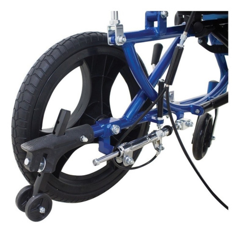 Silla De Ruedas Pci Paralisis Cerebral Infantil Color Rojo