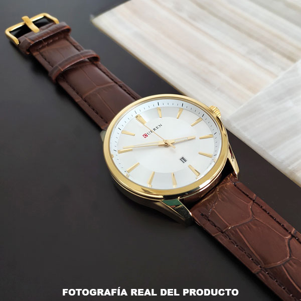 Reloj Curren Analogo Lett Café