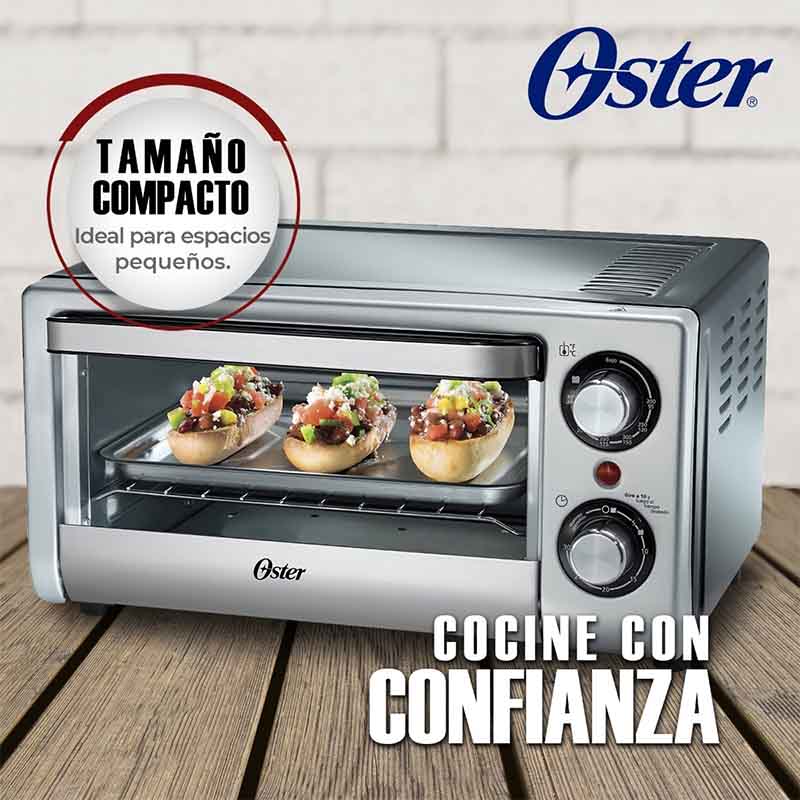 Horno Tostador Electrico Compacto 4 Rebanadas Oster Tssttv10ltr