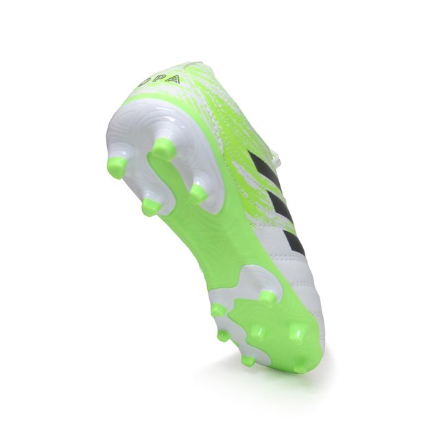 TENIS DE FUTBOL ADIDAS COPA 20.3 FG J BLANCO-VERDE EF1913