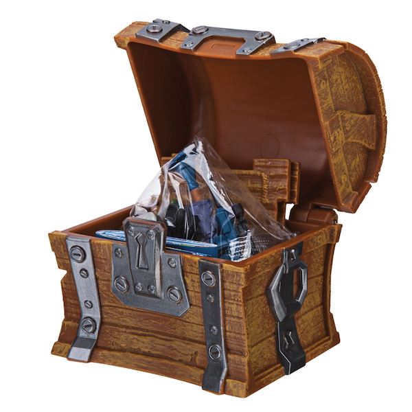 COFRE FORTNITE SORPRESA CON ACCESORIOS LOOT CHEST 7 PIEZAS