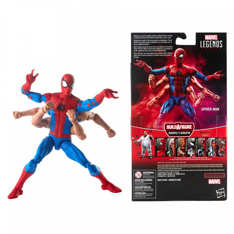 Spider-man 6 Brazos Marvel Legends Series