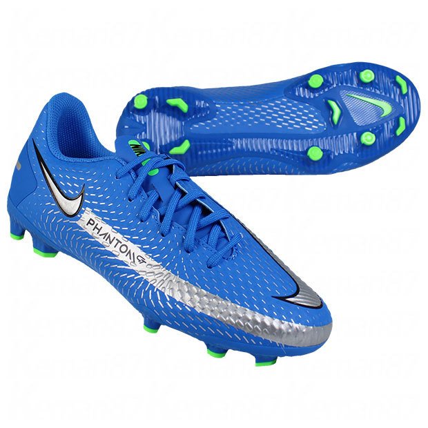 TENIS DE FUTBOL NIKE JR PHANTOM GT ACADEMY FG/MG AZUL CK8476-400