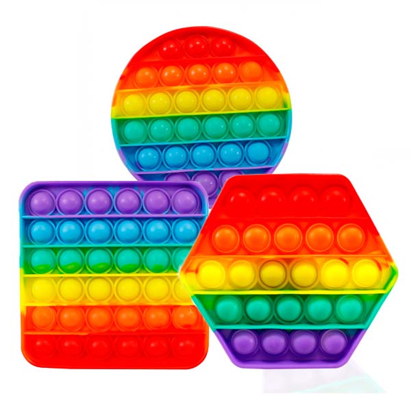 3 Pop It´s Juguete Burbujas Anti-estrés Niños Y Adultos