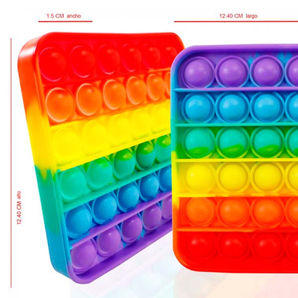 3 Pop It´s Juguete Burbujas Anti-estrés Niños Y Adultos