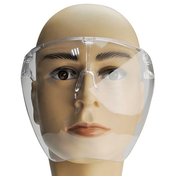 Careta de policarbonato Premium Protector facial de lente durable y reutilizable