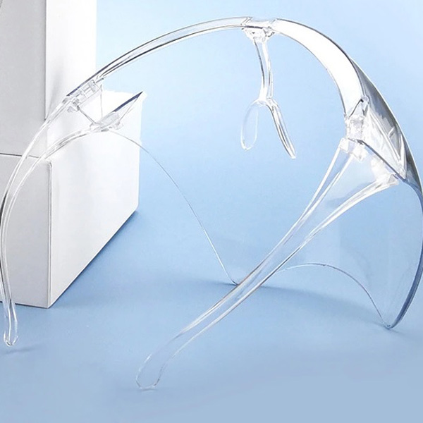 Careta de policarbonato Premium Protector facial de lente durable y reutilizable
