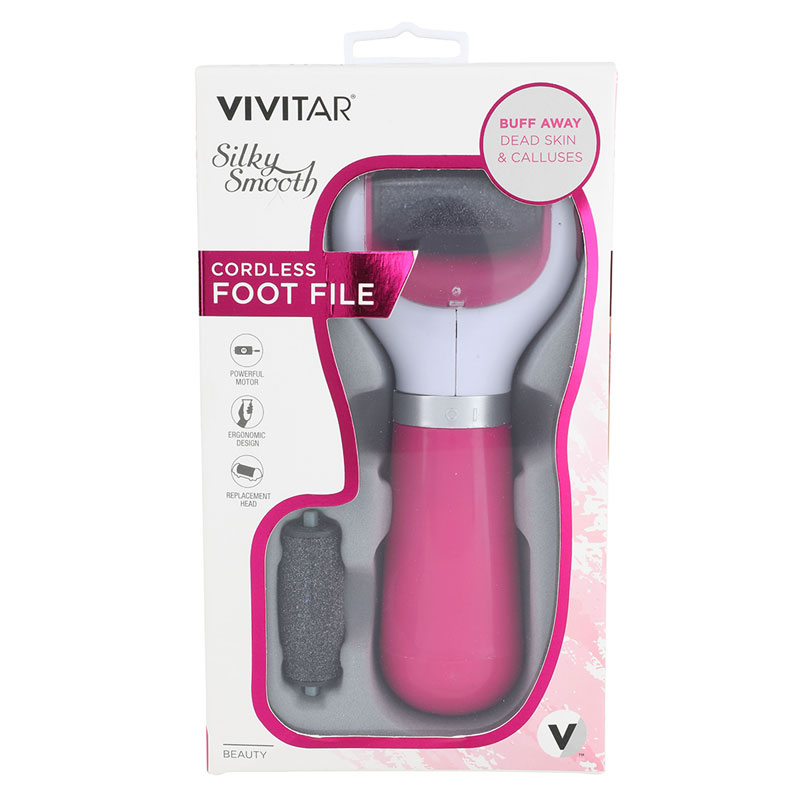 Rodillo Pulidor Inalámbrico Para Pies Suaves Vivitar