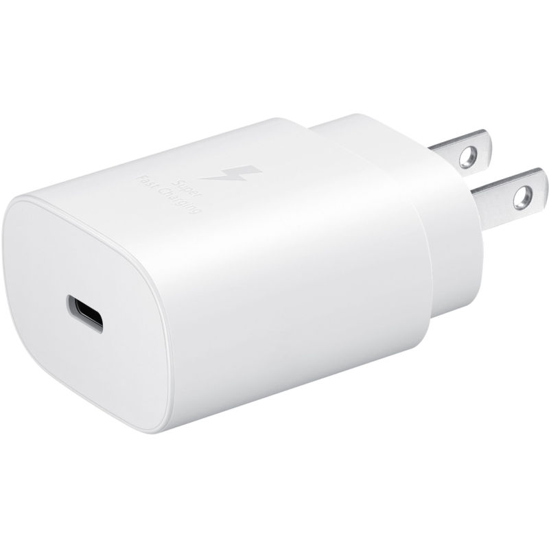 Adaptador Original Samsung 25W Super Fast Charge con Cable - Blanco