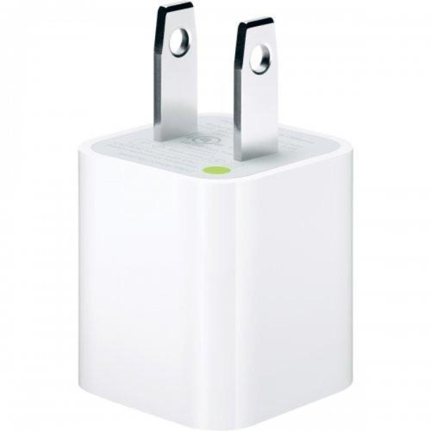Cubo Cargador iPhone 5W USB Power Adapter Blanco