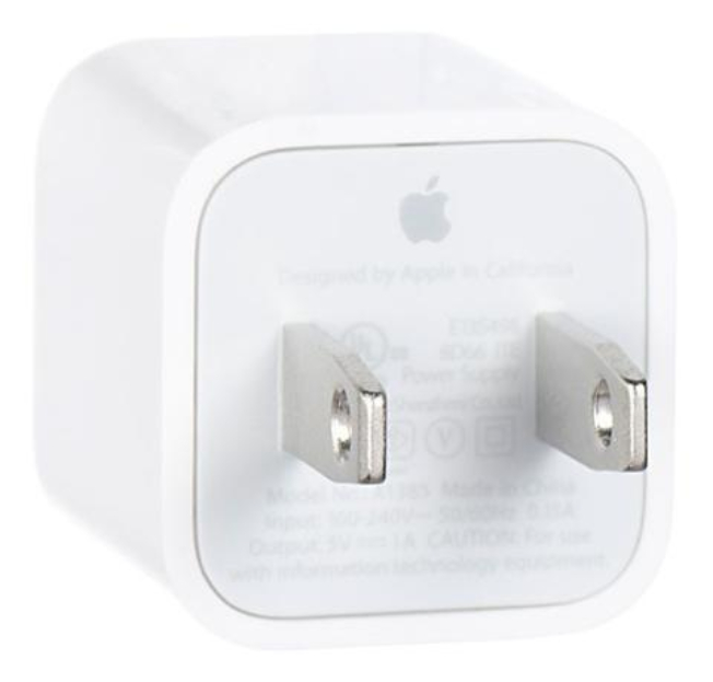 Cubo Cargador iPhone 5W USB Power Adapter Blanco