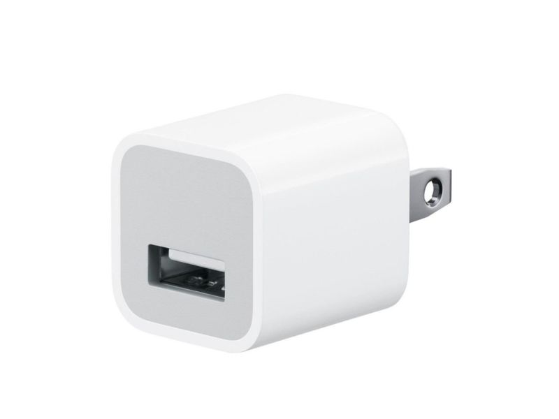 Cubo Cargador iPhone 5W USB Power Adapter Blanco