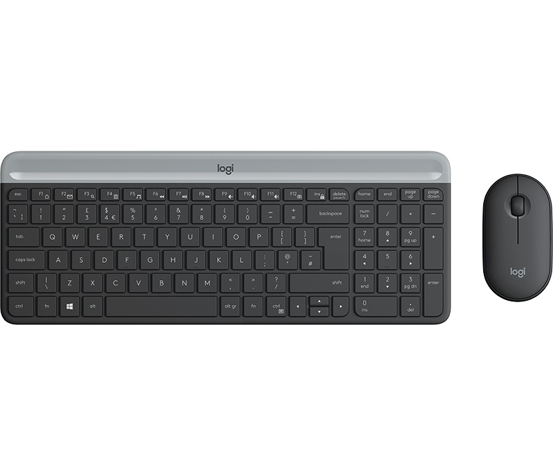 Kit de Teclado y Mouse Logitech MK470 RF Inalámbrico 