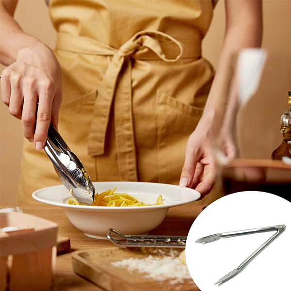 Pinzas acero inoxidable para servicio Serazu 23cm/9.05in 12pzas. BH-3511