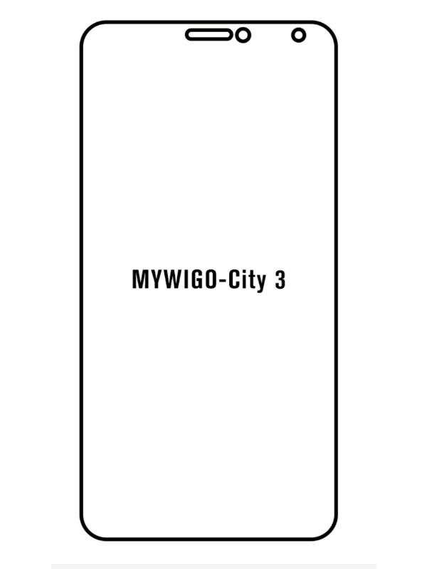 Jeco 99F Protector de Pantalla de Hidrogel Premium Para  MYWIGO CITY 3