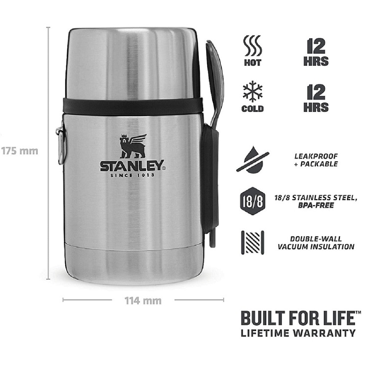 Stanley Termo Comida All In One Acero Inoxidable Recipiente