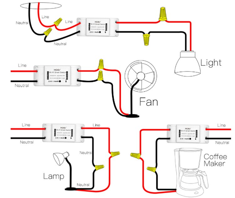 Switch Smart Interruptor Inteligente Wifi Alexa,Google Moes