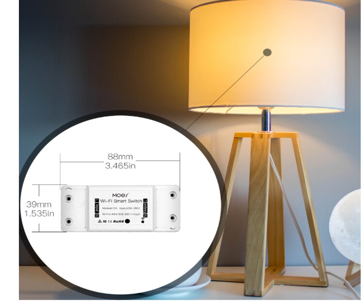 Switch Smart Interruptor Inteligente Wifi Alexa,Google Moes