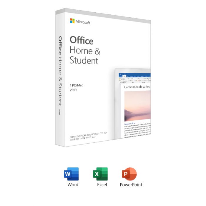 Microsoft Office Hogar y Estudiantes 2019 1 Licencia 