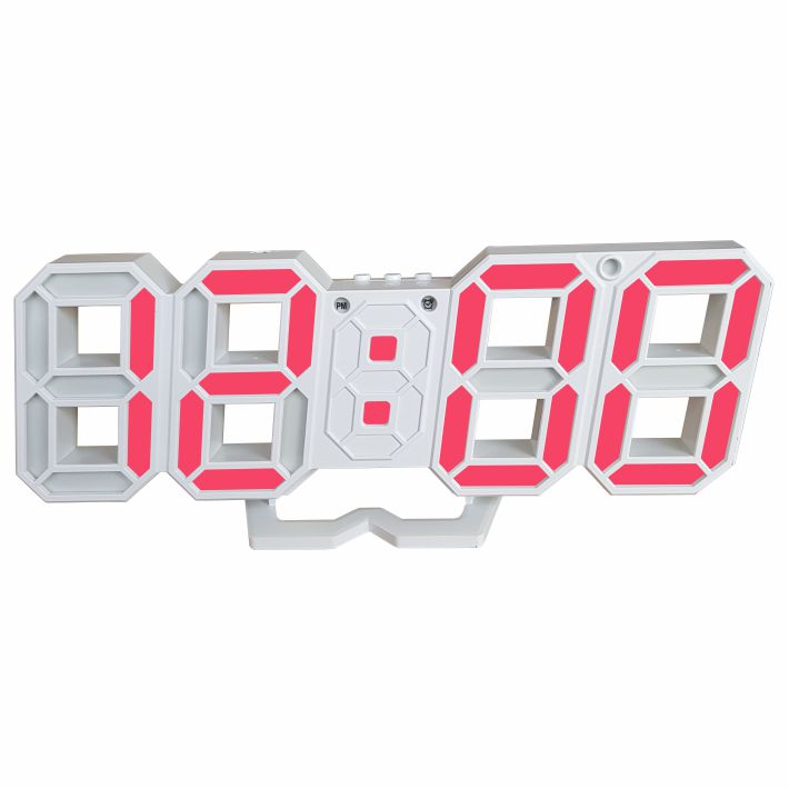 Reloj Digital de pared o buro 2310 Luz Led Rojo 1 Alarma