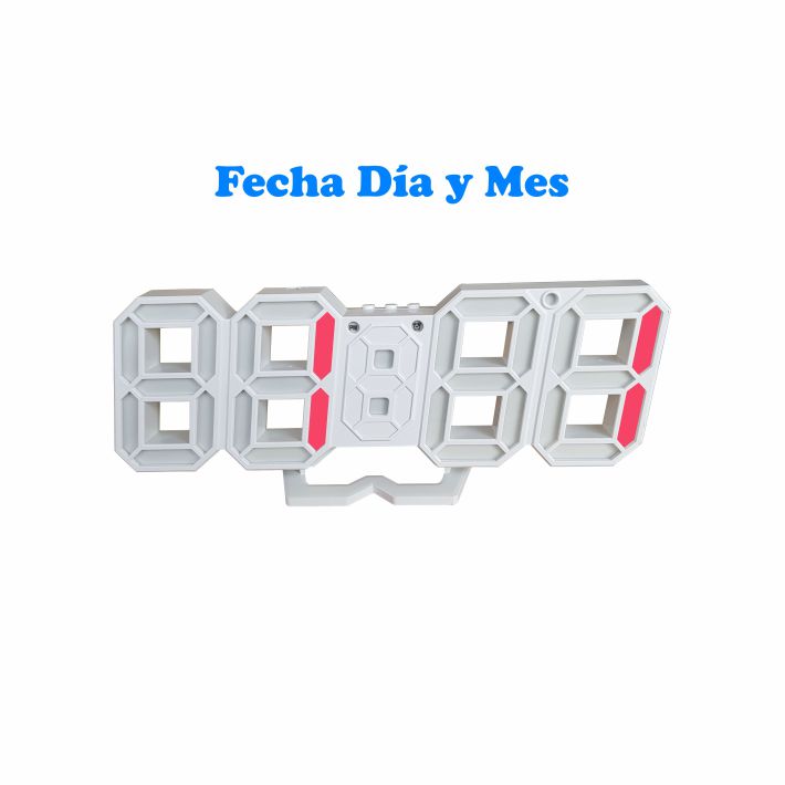 Reloj Digital de pared o buro 2310 Luz Led Rojo 1 Alarma