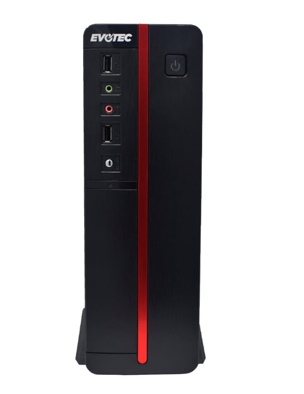 Gabinete Viena Slim m-ATX Negro 600W EV-1011 USB Escritorio PC Computadora CPU Fuente Poder ATX