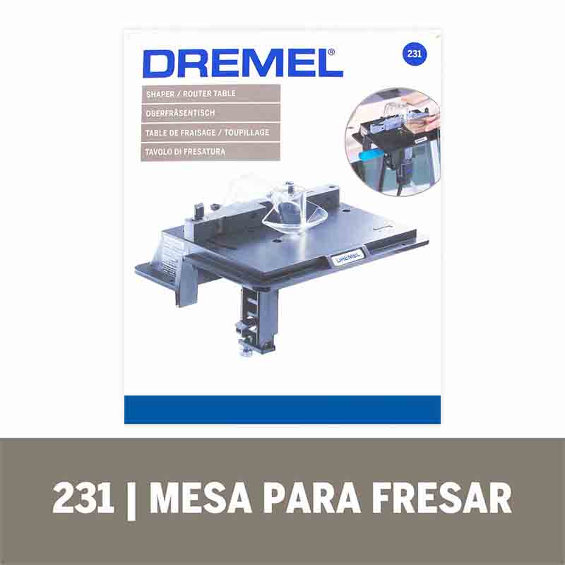 Dremel Aditamento De Mototool Mesa Fresadora Router (Modelo 231)