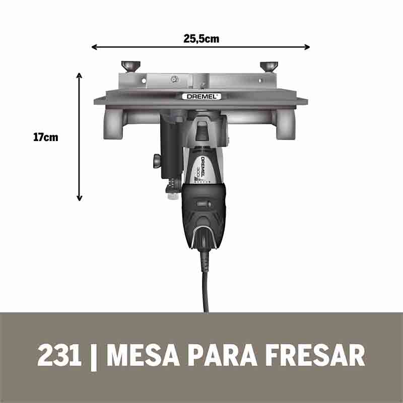 Dremel Aditamento De Mototool Mesa Fresadora Router (Modelo 231)