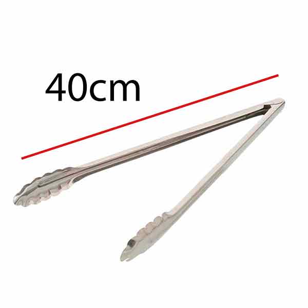 Pinzas acero inoxidable para servicio Serazu 40cm/15.7in 12pzas. BH-3513 