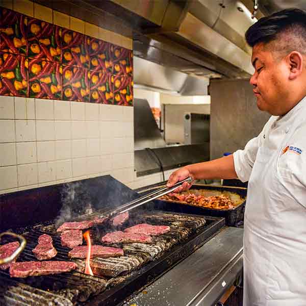 Pinzas tenazas volteadoras de cocina acero inoxidable para servicio. Juego de 2 pzas de 40 cm c/u 