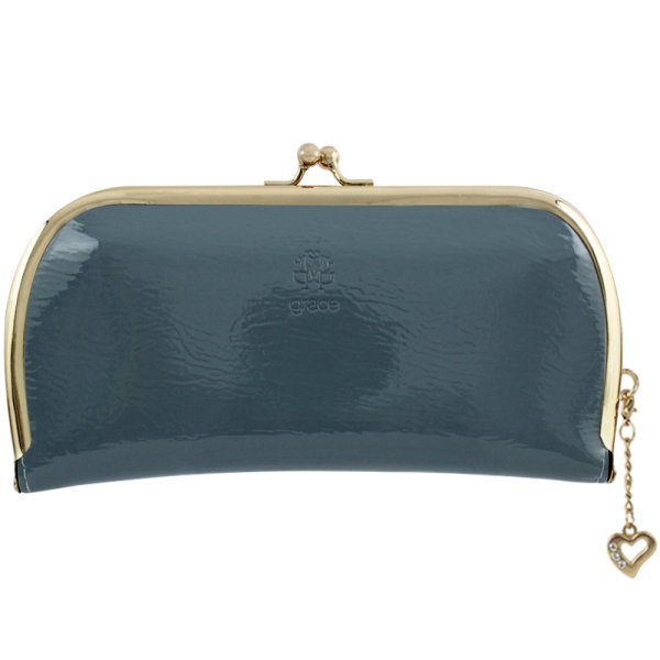 Cartera Para Dama Charol Elegante Broche De Boquilla Fiesta