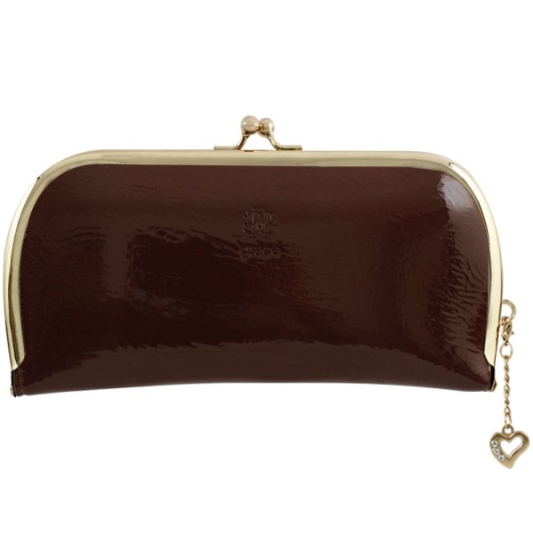 Cartera Para Dama Charol Elegante Broche De Boquilla Fiesta