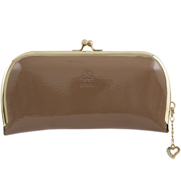 Cartera Para Dama Charol Elegante Broche De Boquilla Fiesta