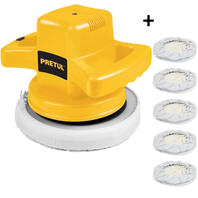 PULIDORA PARA PULIR ENCERAR AUTOS CUIDADO Y BELLEZA AUTOMOTRIZ PRETUL