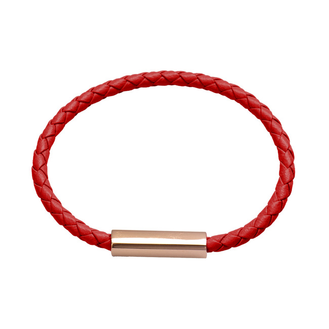 LuckyLy Pulsera Cala Roja o Rosa - Oro Rosa 