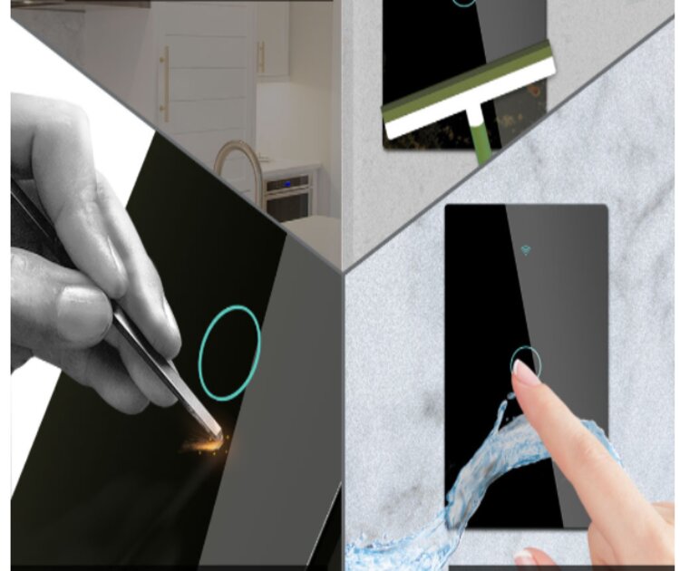 Apagador- Interruptor  Inteligente Wifi  Funciona Alexa - Google Home, No neutral Requerido MOES