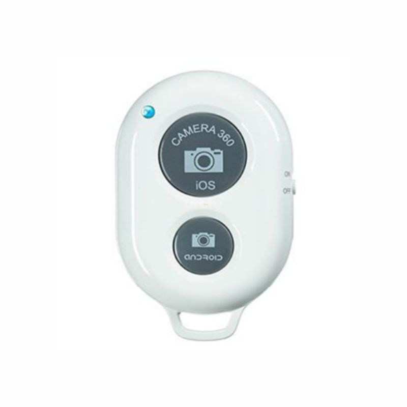 Control Remoto Bluetooth Disparador Selfie Foto Universal Color Blanco