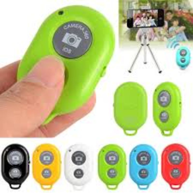 Control Remoto Bluetooth Disparador Selfie Foto Universal Color Verde