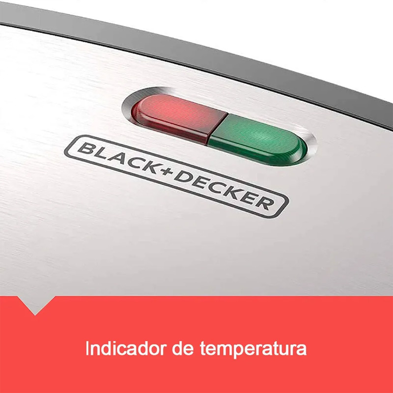 Estación 3 en 1 Black+Decker Waflera, Sandwichera y Parrilla