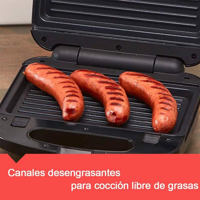 Estación 3 en 1 Black+Decker Waflera, Sandwichera y Parrilla