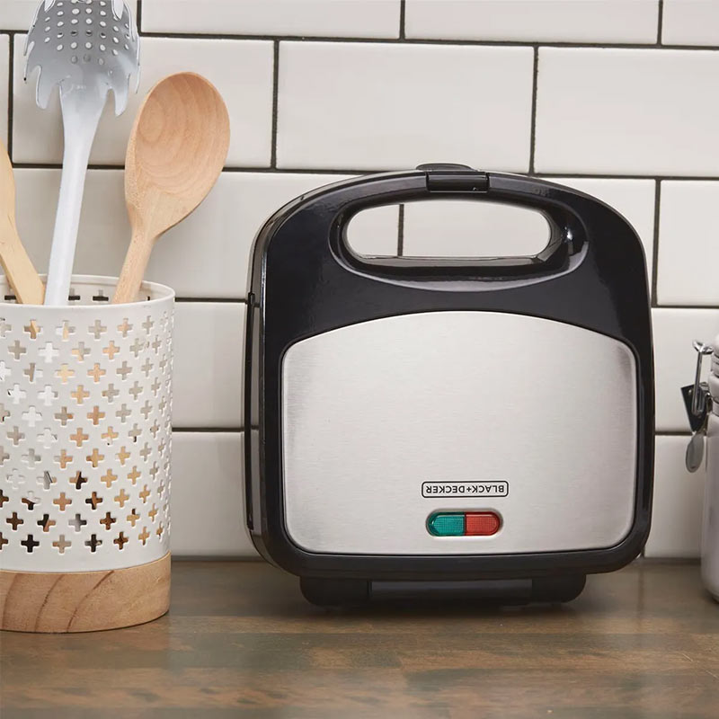 Estación 3 en 1 Black+Decker Waflera, Sandwichera y Parrilla