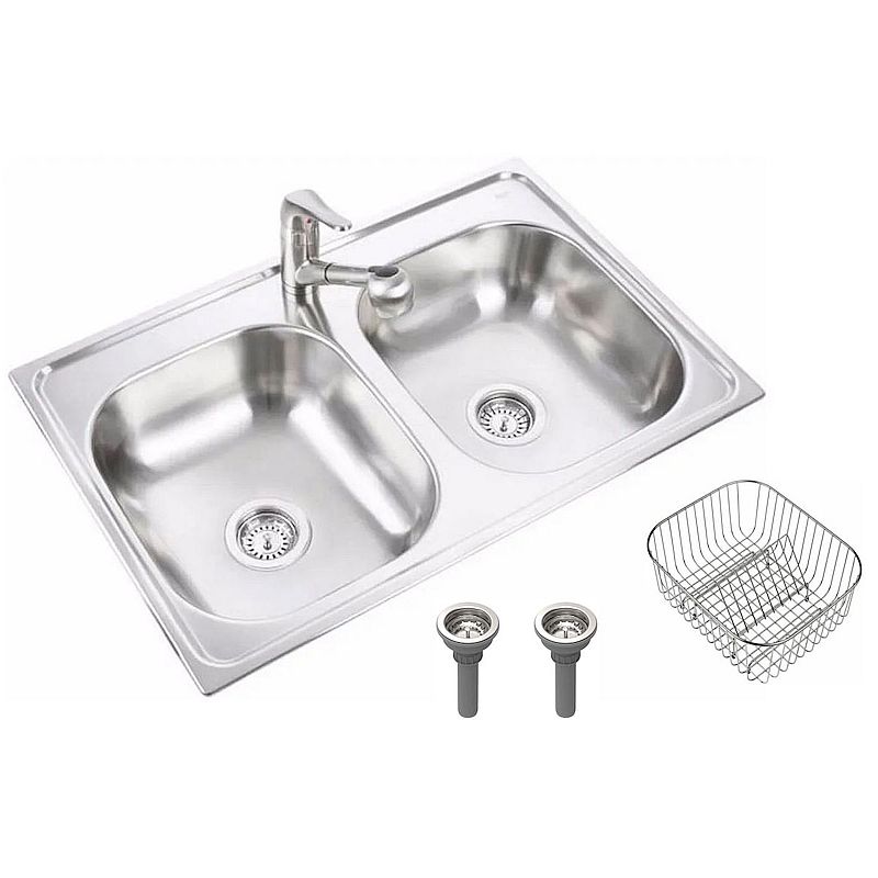Fregadero Doble, en Combo Tekaway + Grifo + Accesorios Teka 40136910