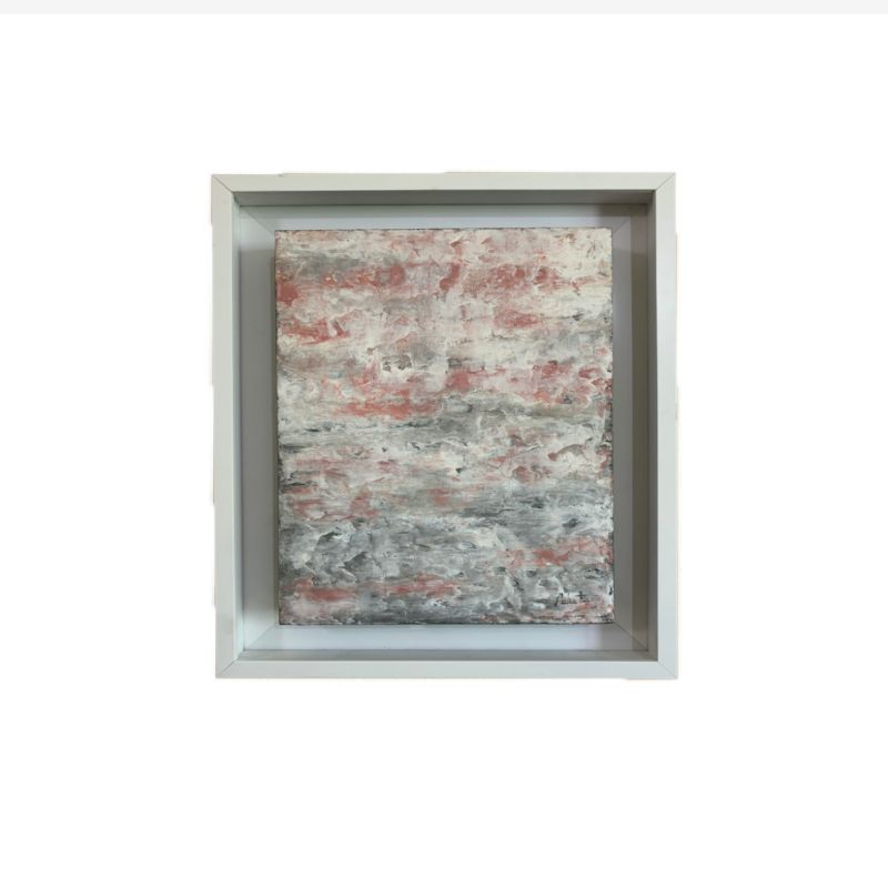 2 cuadros decorativos c/marco encaustica fria original 52x42