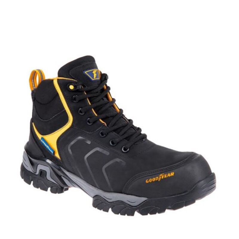 Bota Industrial Para Hombre Goodyear Color Negro 262