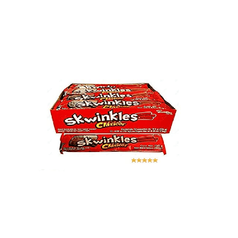 SKWINKLES CLASICO. 12 PAQUETES DE 19,5 GRAMOS