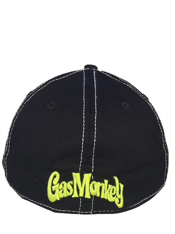 GORRA GAS MONKEY COLOR NEGRO 