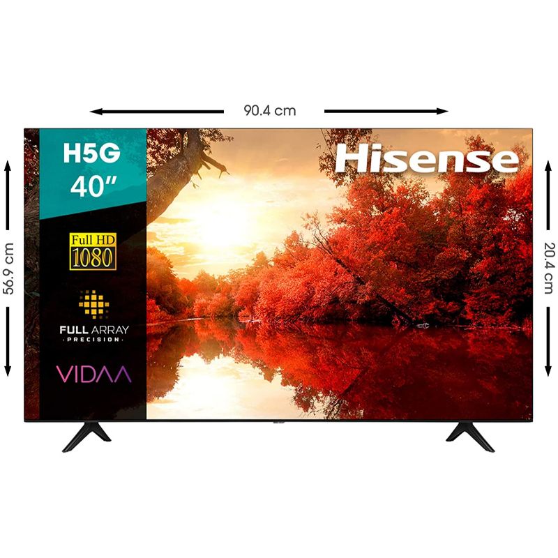 TV HISENSE 40 PULGADAS SMART TV FULL HD 40H5G