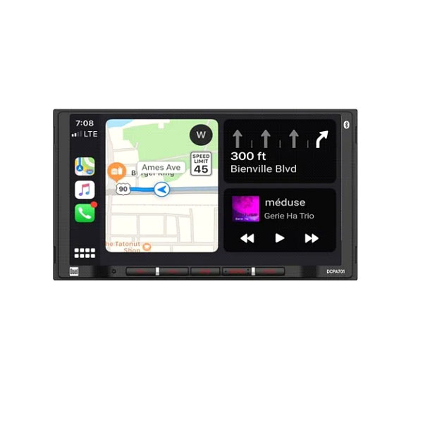 Auto Estéreo De Pantalla Con Car Play Dual Dcpa701 De 7  