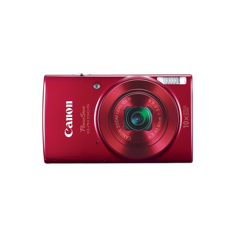 Canon Powershot Elph 190 Is Color Rojo 20 Mp Zoom 10x pantalla 2.7